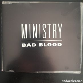 CD de Música: Ministry – Bad Blood. 1999, Alemania. CD, Single, Promo
